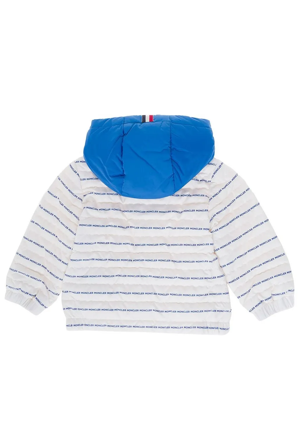 Moncler Enfant Allover Logo Printed Zipped Padded Jacket