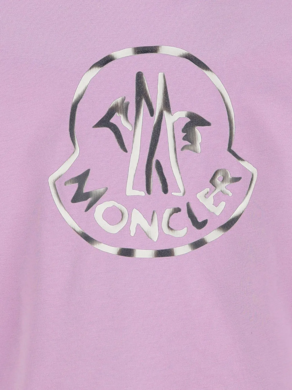 Moncler Enfant Logo Printed Crewneck T-Shirt
