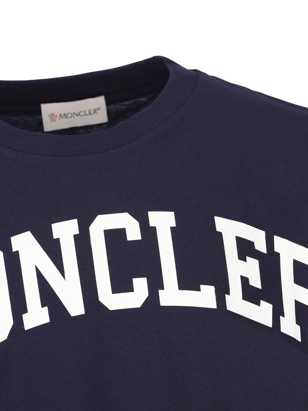 Moncler Enfant Logo Printed Crewneck T-Shirt