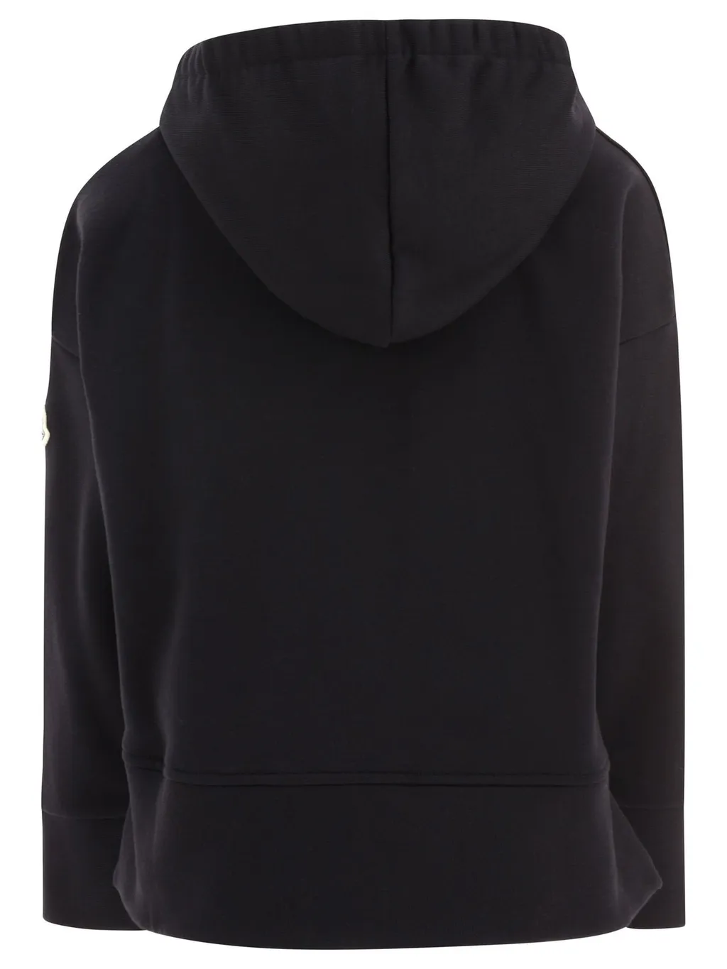 Moncler Enfant Logo Flocked Long-Sleeved Hoodie