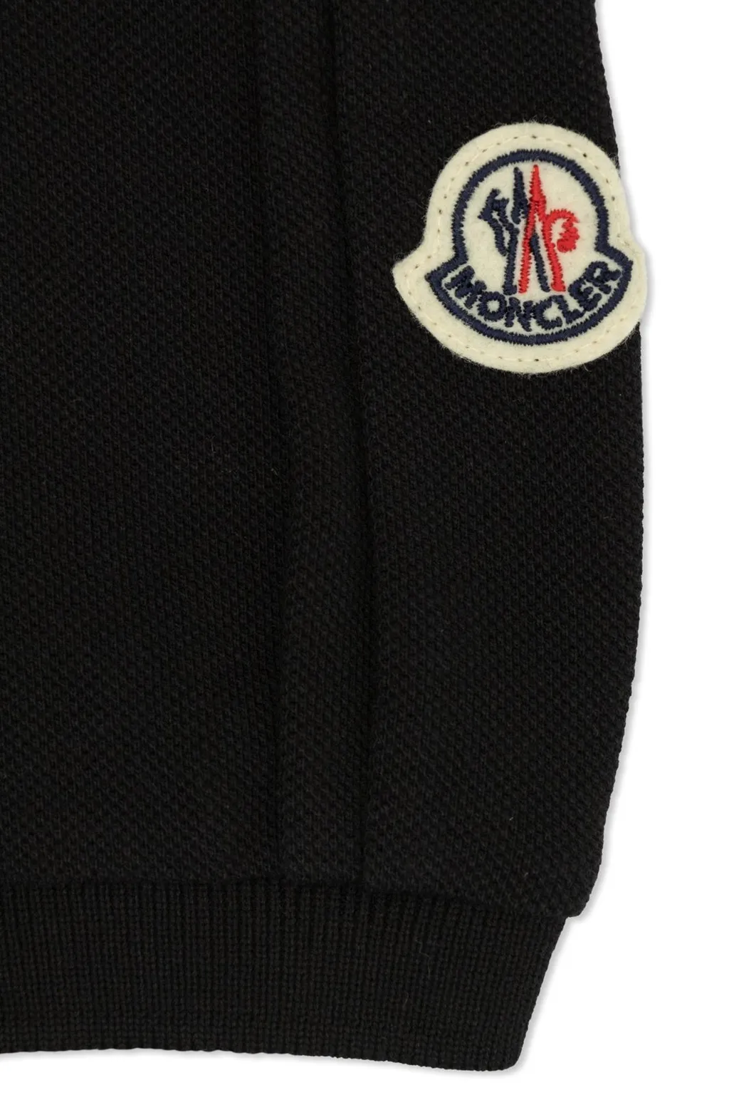 Moncler Enfant Embellished Piquet Polo Dress