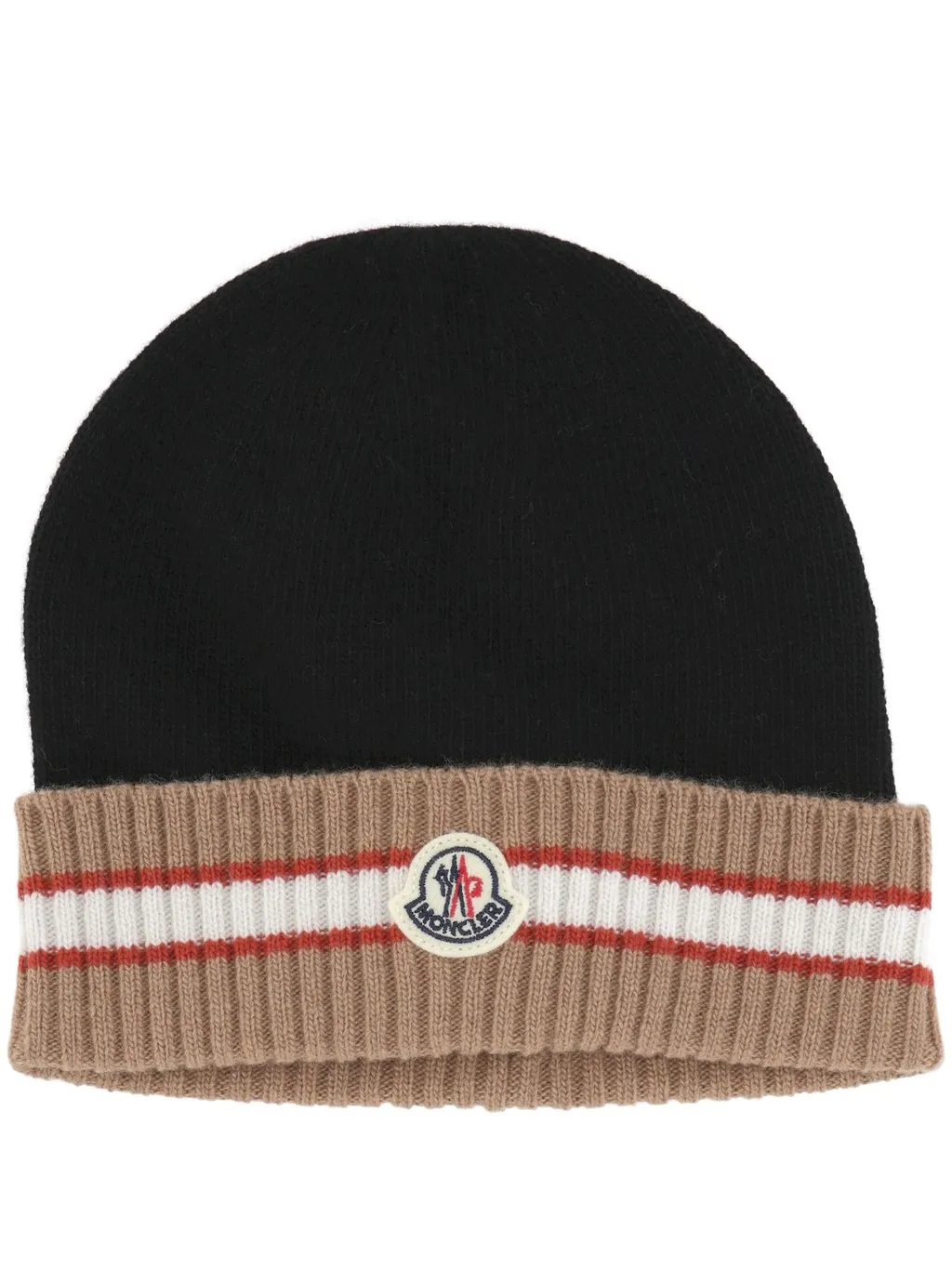 Moncler Enfant Logo Patch Knitted Beanie