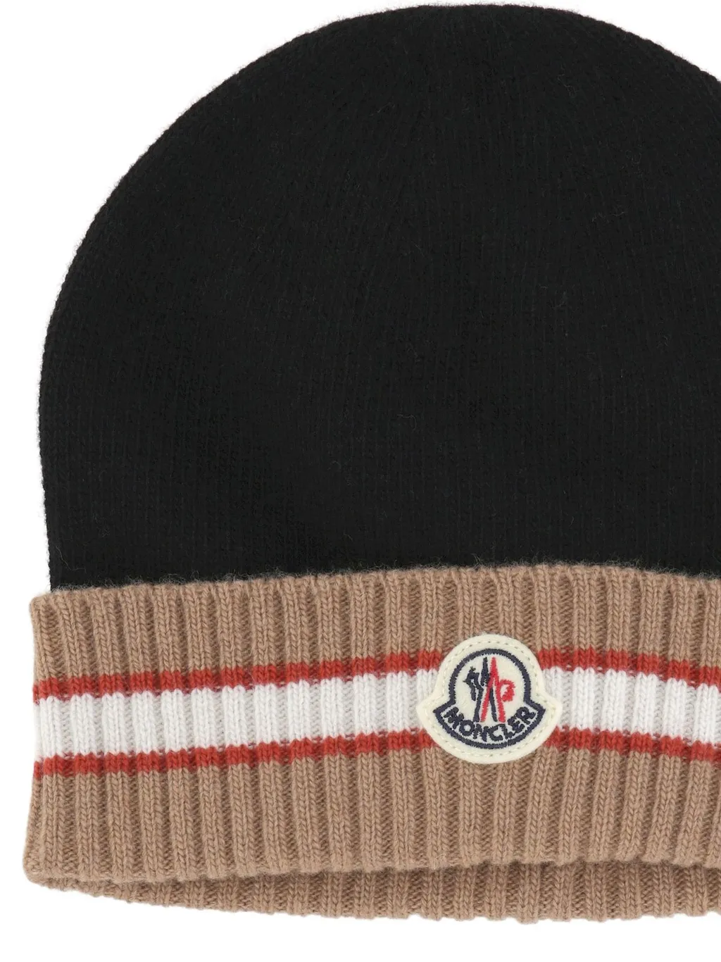 Moncler Enfant Logo Patch Knitted Beanie