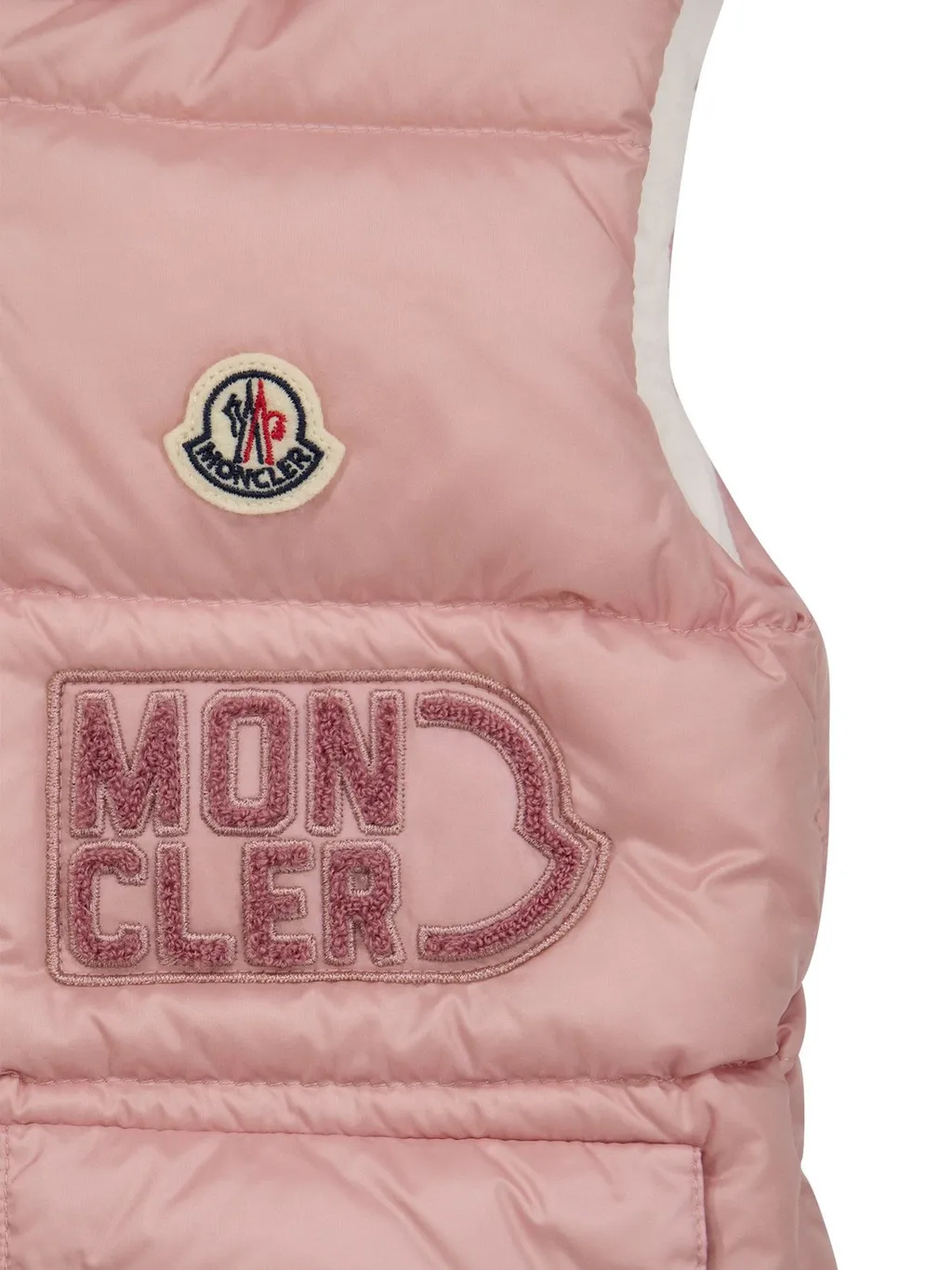 Moncler Enfant Logo Patch Hooded Vest