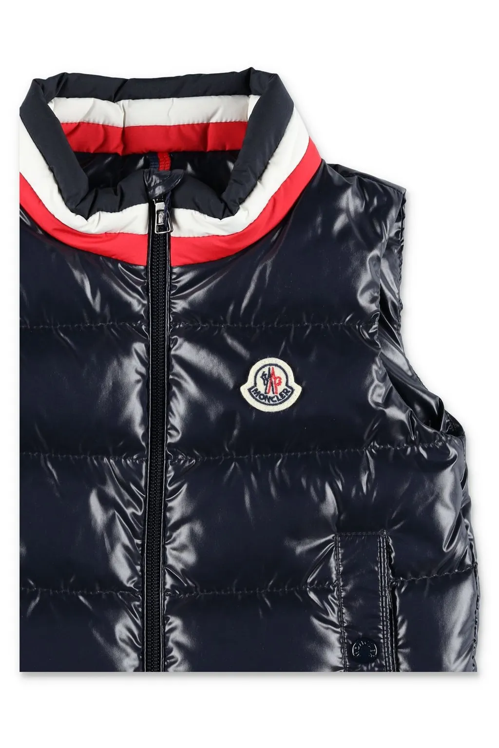Moncler Enfant Merab Logo Patch Padded Vest