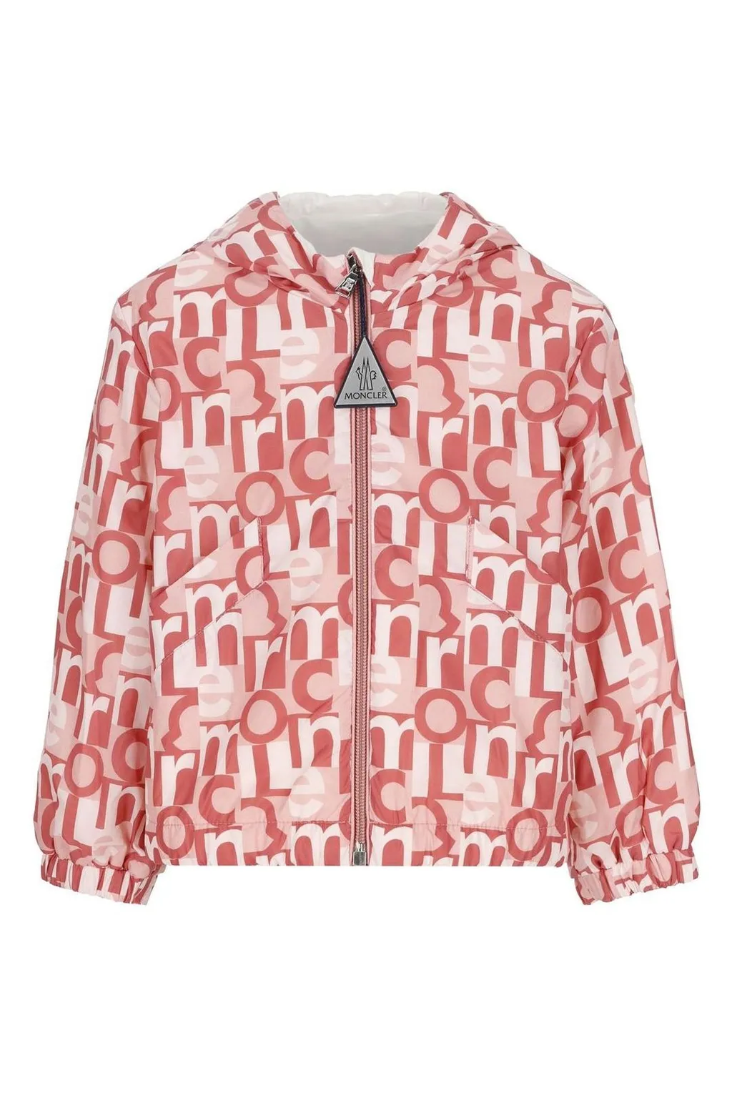 Moncler Enfant Monogram Printed Hooded Jacket