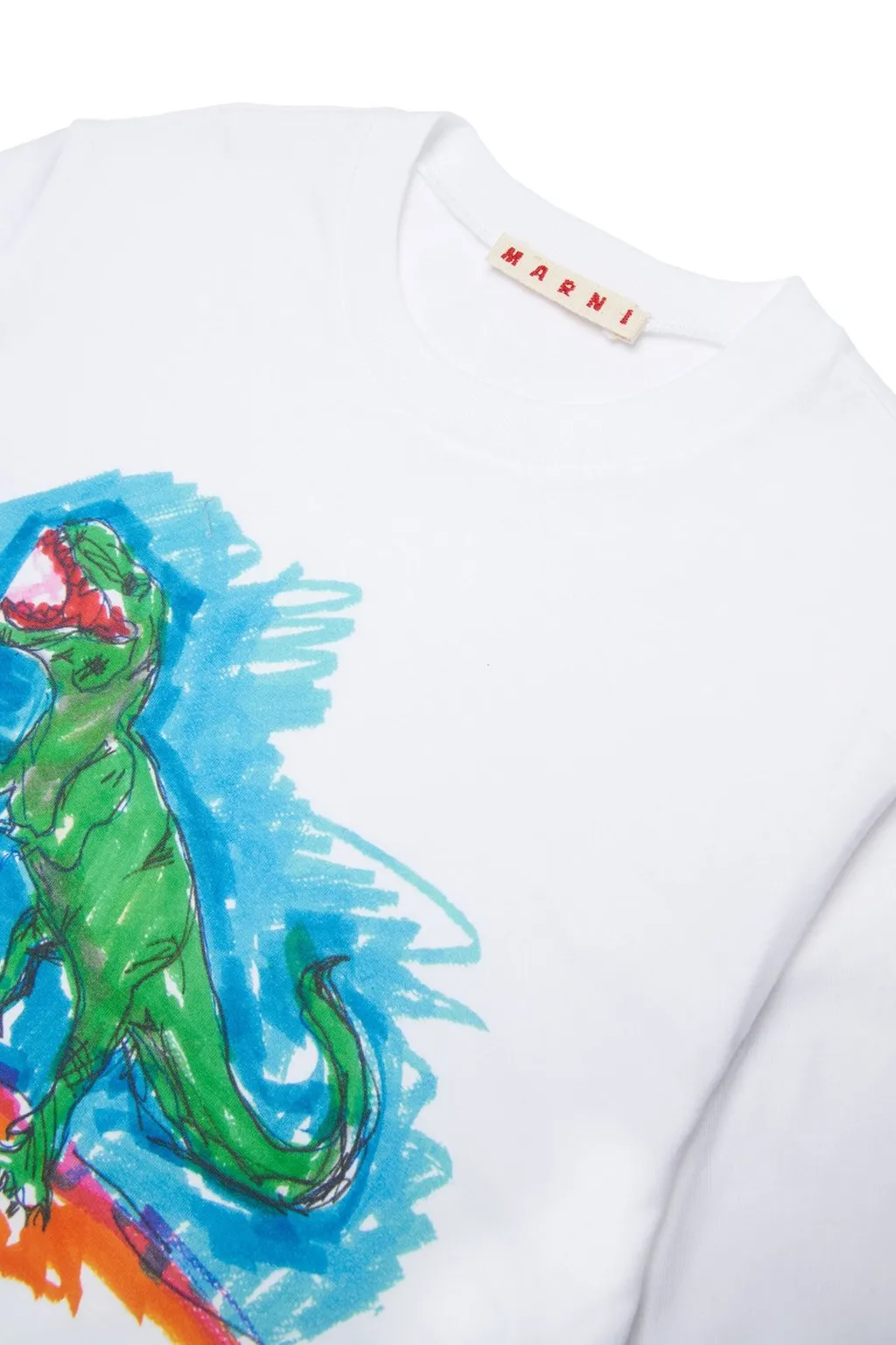 Marni Kids Graphic Printed Crewneck T-Shirt
