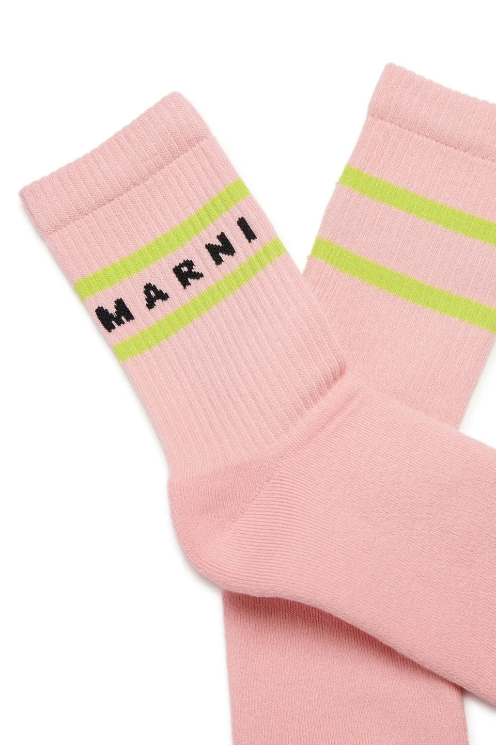 Marni Kids Logo Intarsia-Knit Socks