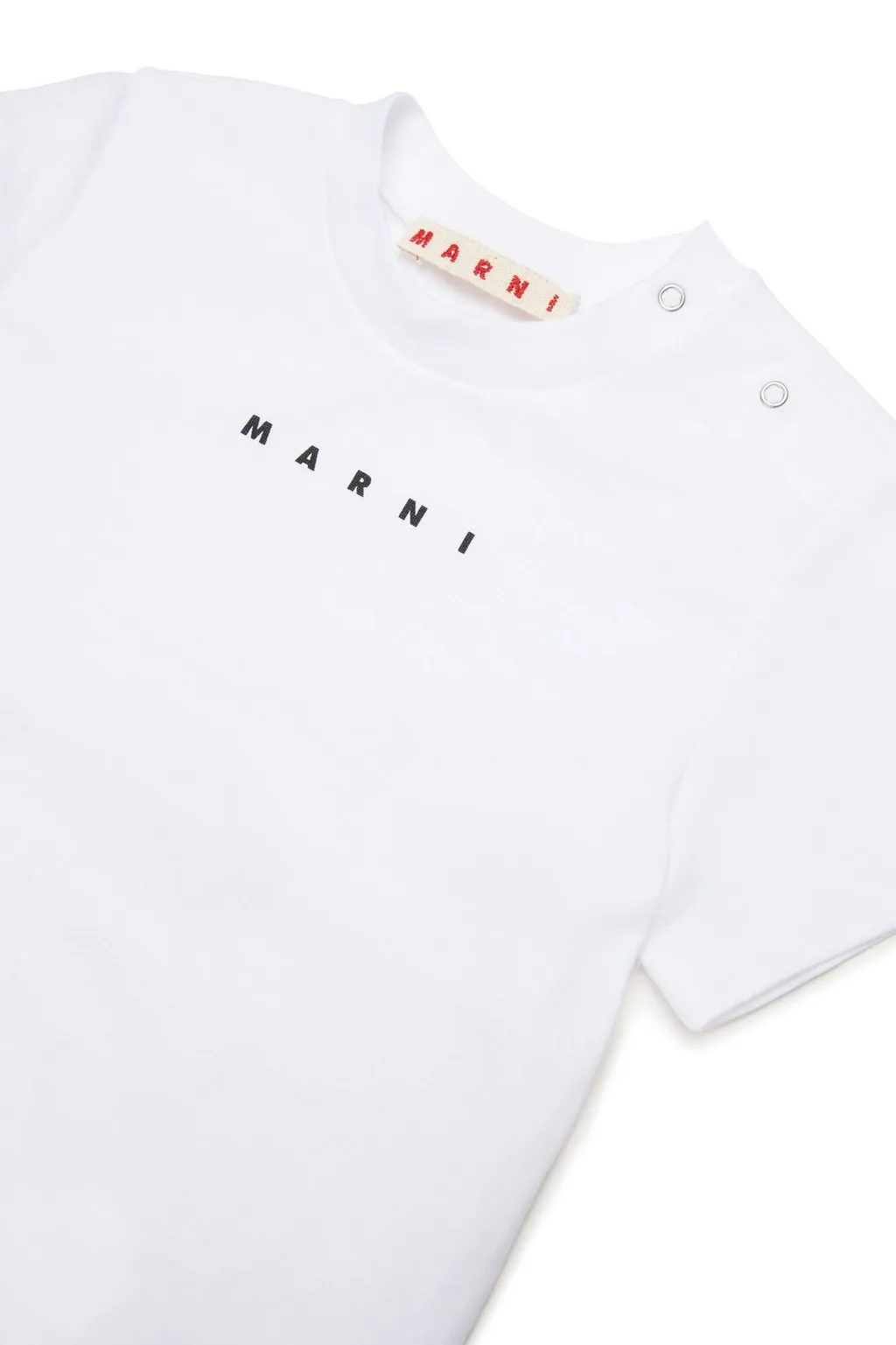 Marni Kids Logo Embroidered Crewneck T-Shirt