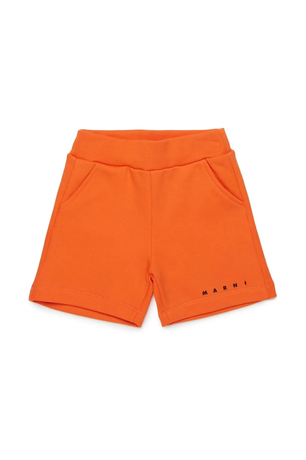 Marni Kids Logo Embroidered Track Shorts