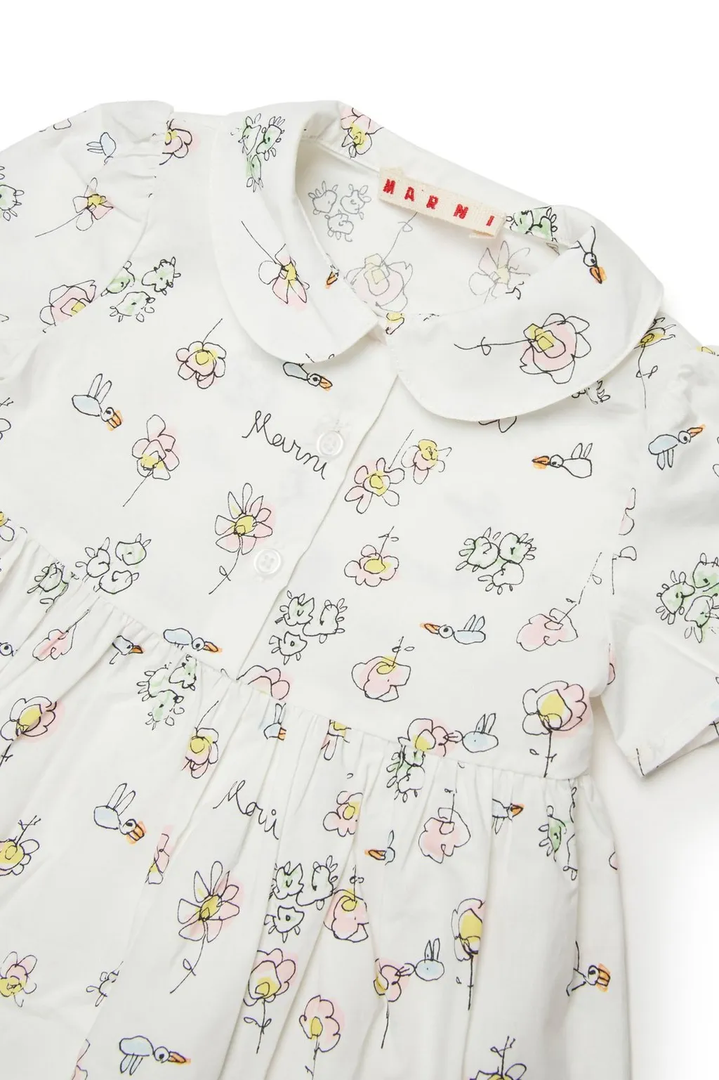 Marni Kids Floral Printed Dress