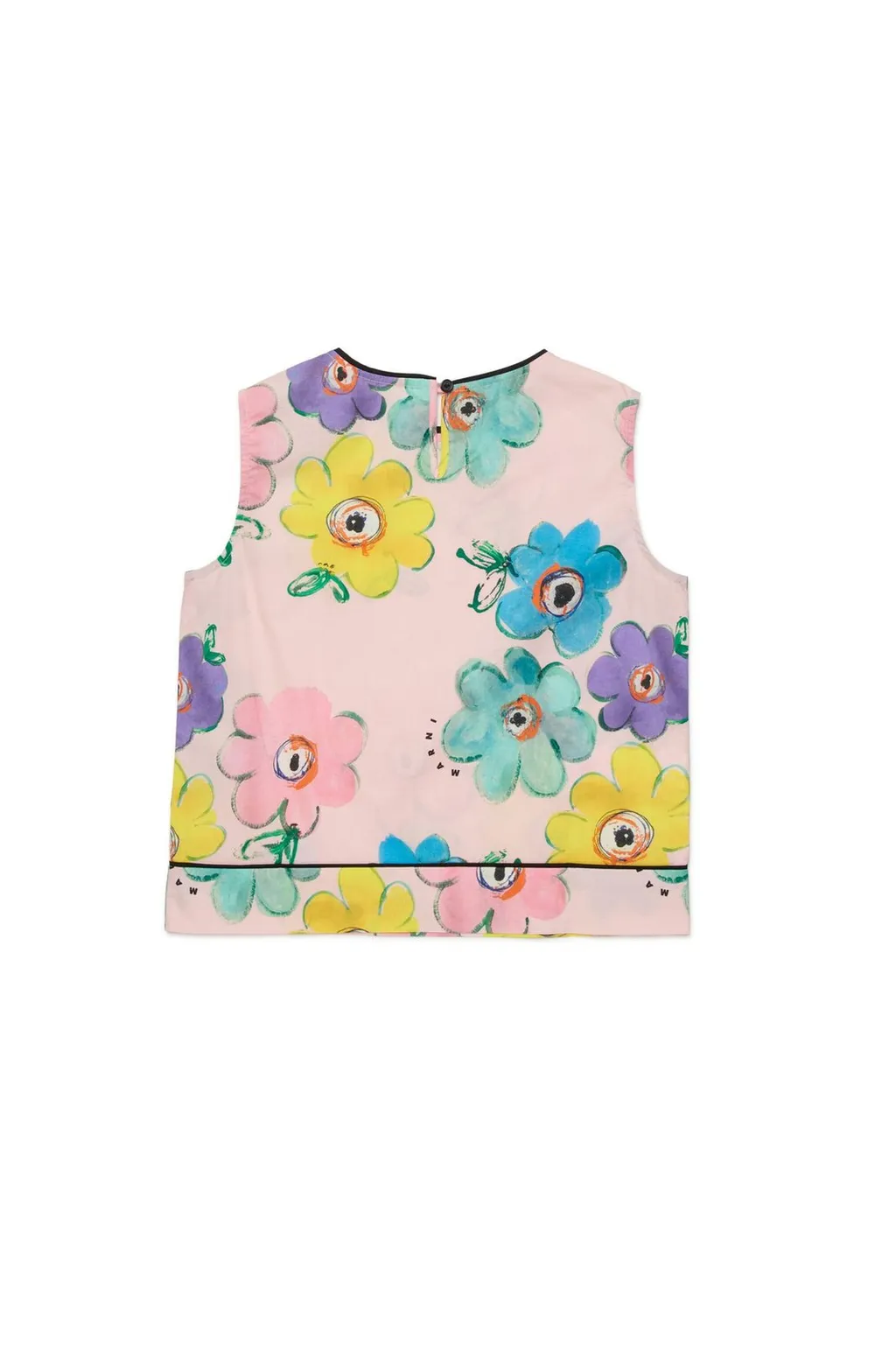 Marni Kids Floral Printed Tank Top