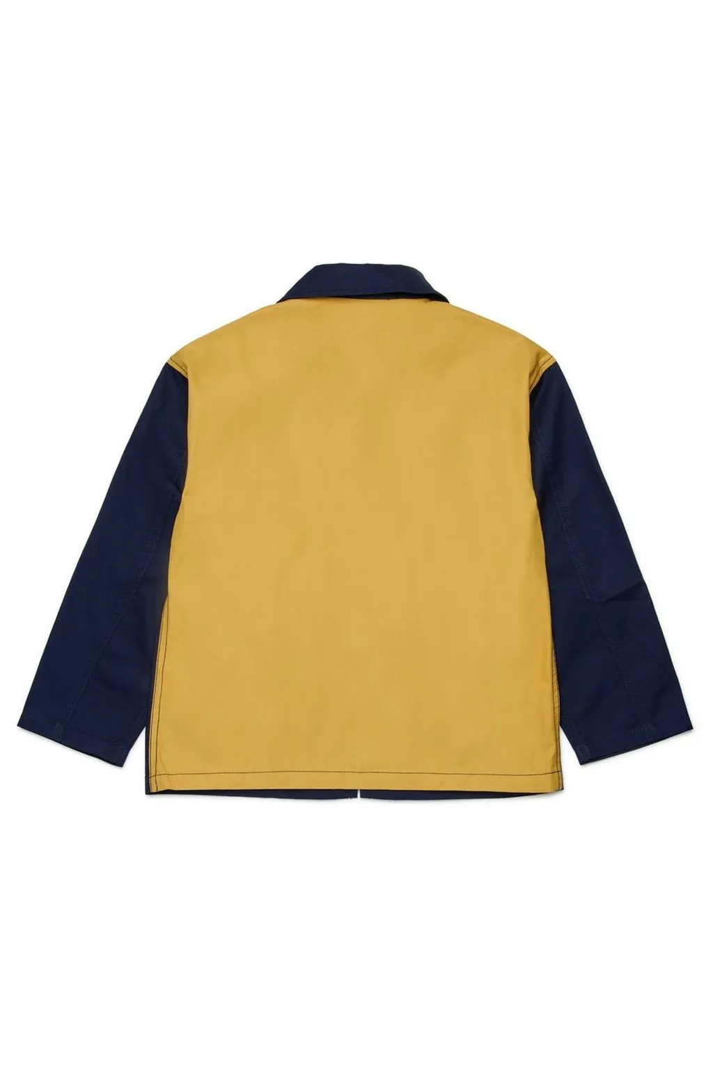 Marni Kids Logo Embroidered Two-Tone Zipped Jacket