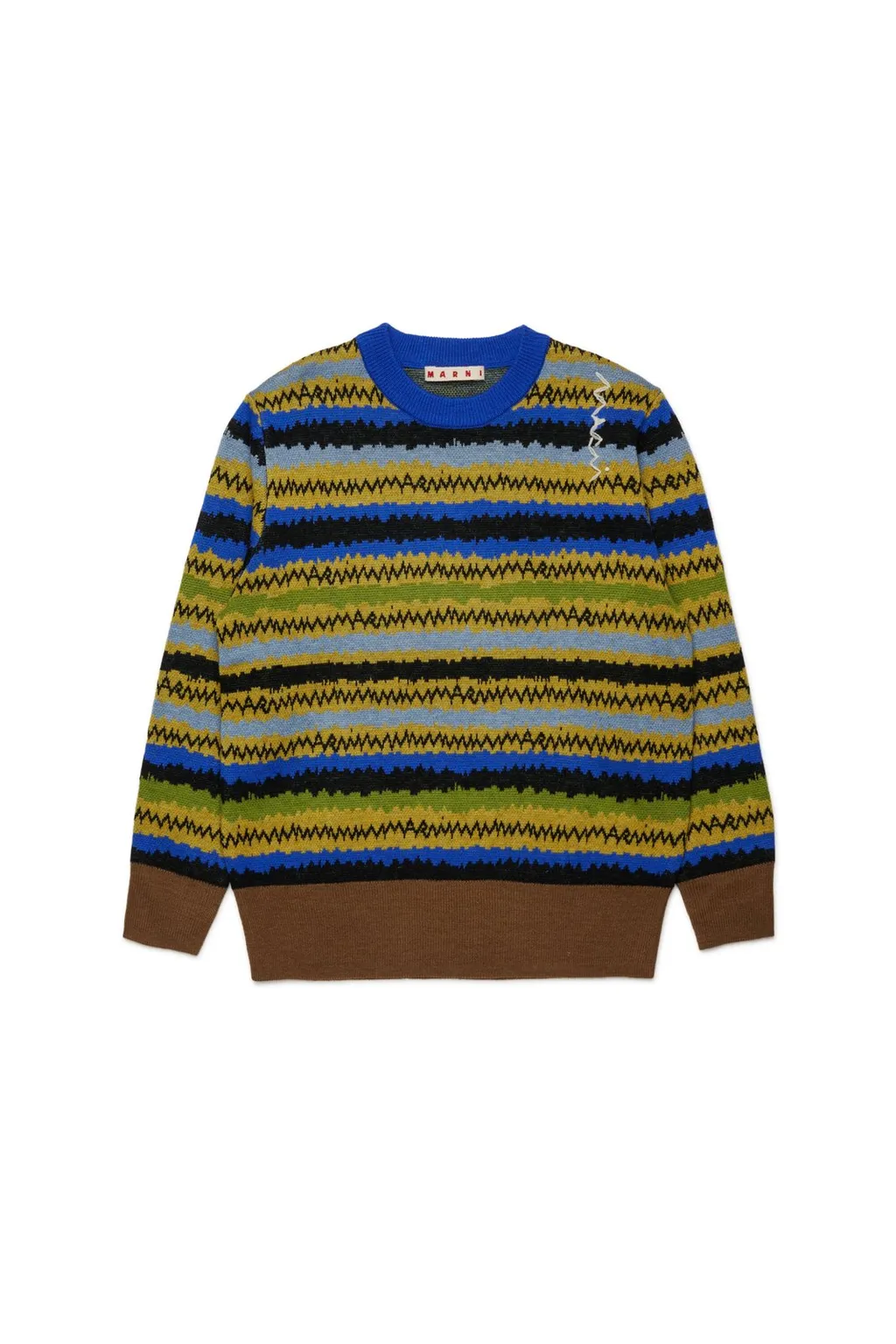 Marni Kids Striped Knitted Jumper