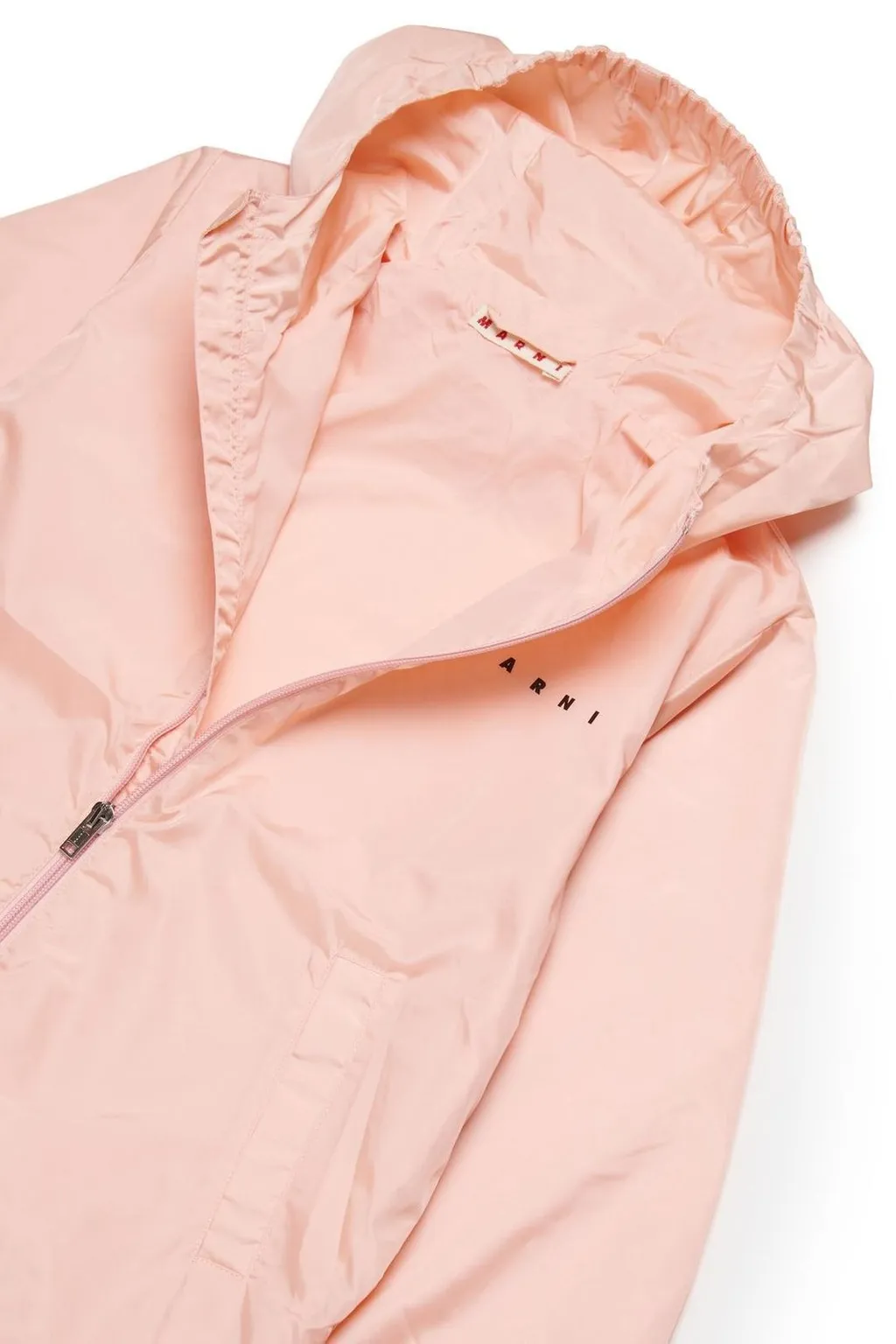 Marni Kids Logo Detailed Hooded Jacket