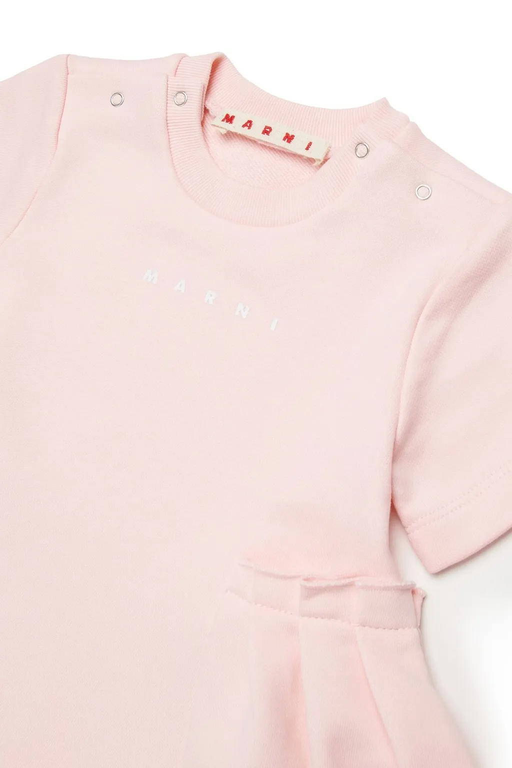 Marni Kids Logo Printed Short-Sleeved Dress