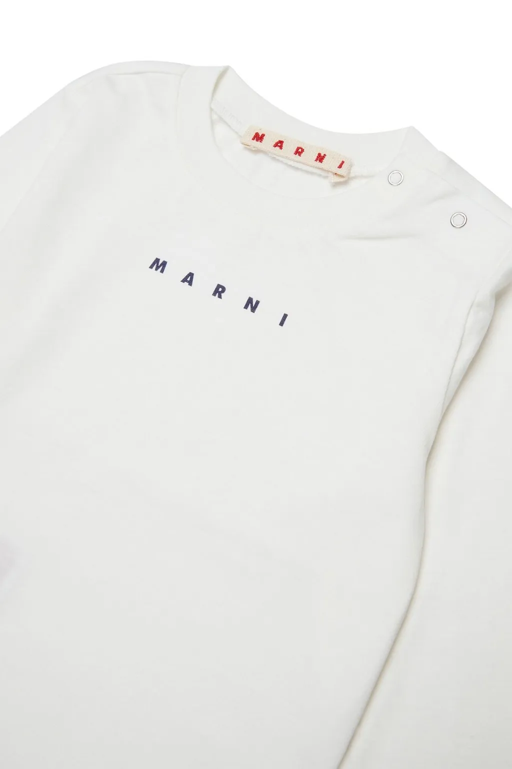 Marni Kids Logo Printed Long-Sleeved T-Shirt