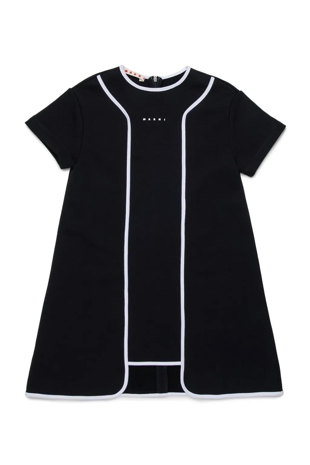 Marni Kids Logo Detailed Short-Sleeved Dress