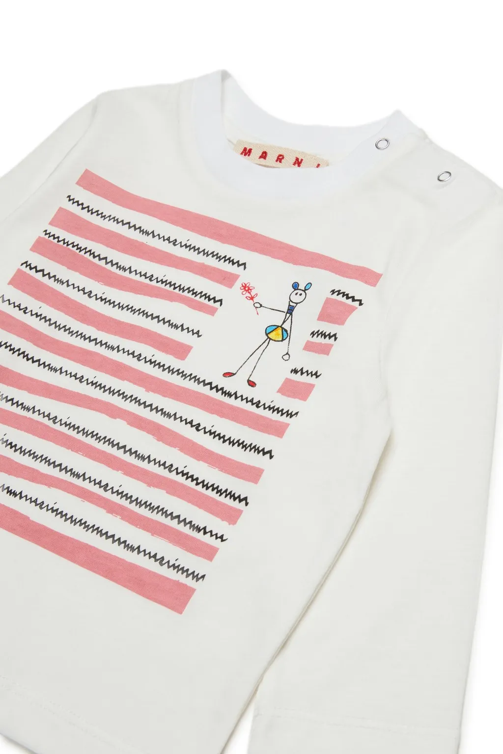 Marni Kids Graphic Printed Long-Sleeved T-Shirt