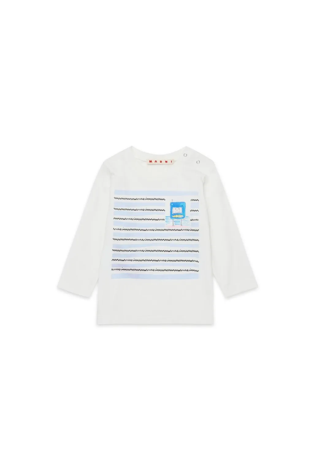 Marni Kids Graphic-Printed Crewneck T-Shirt