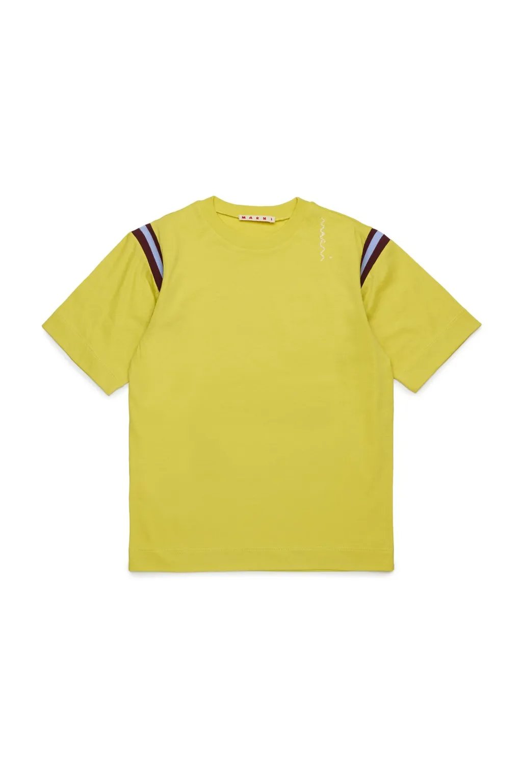 Marni Kids Logo Embroidered Crewneck T-Shirt