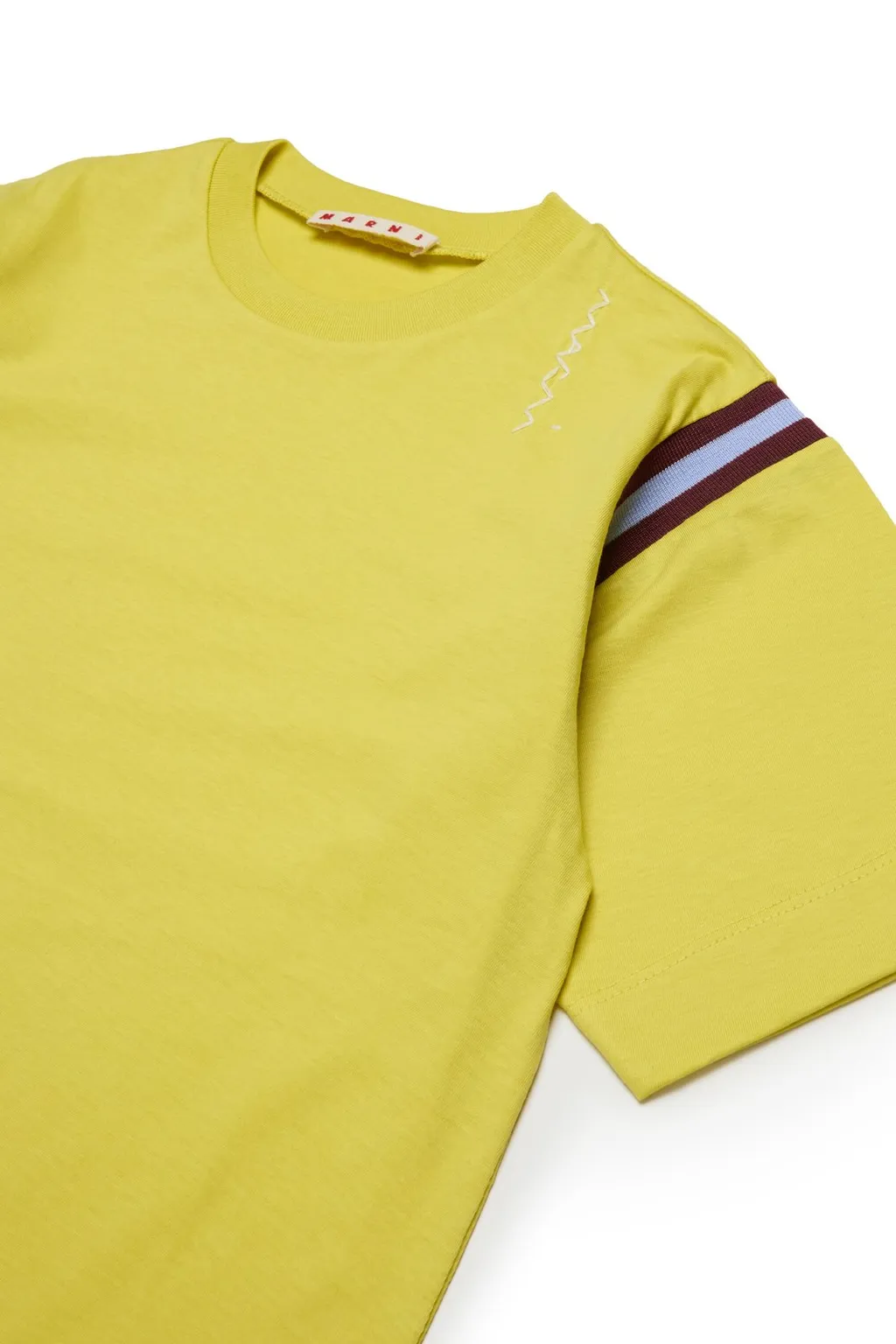 Marni Kids Logo Embroidered Crewneck T-Shirt