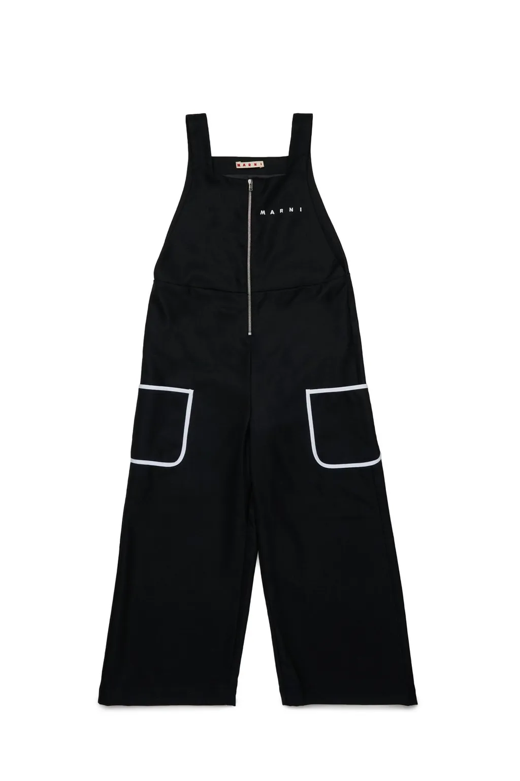 Marni Kids Logo Embroidered Jumpsuit
