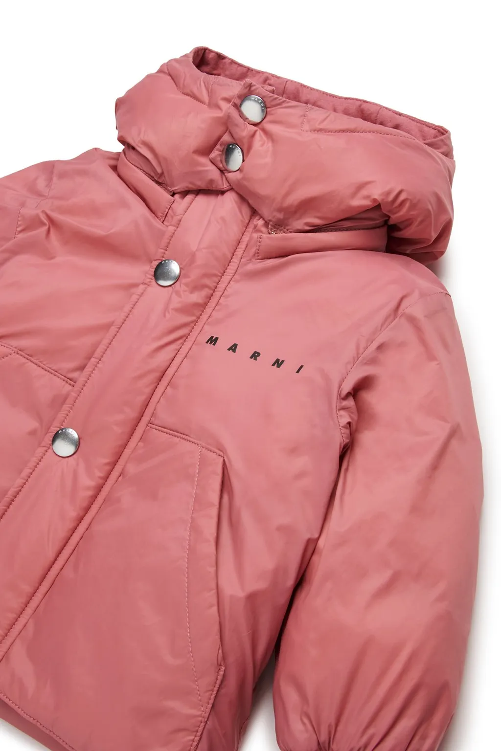 Marni Kids Logo Printed Hooded Jacket