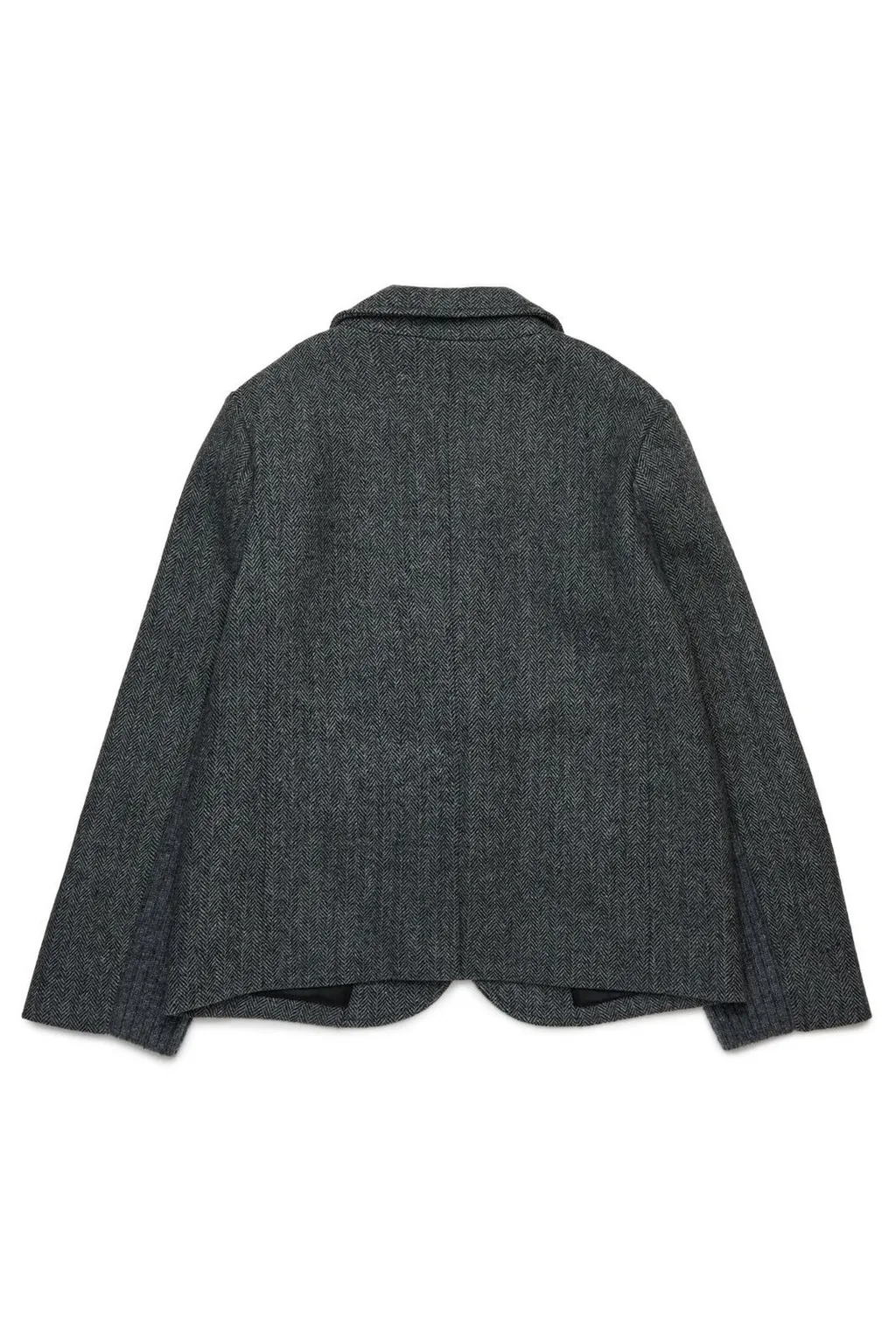 Marni Kids Herringbone Patterned Single-Breasted Blazer