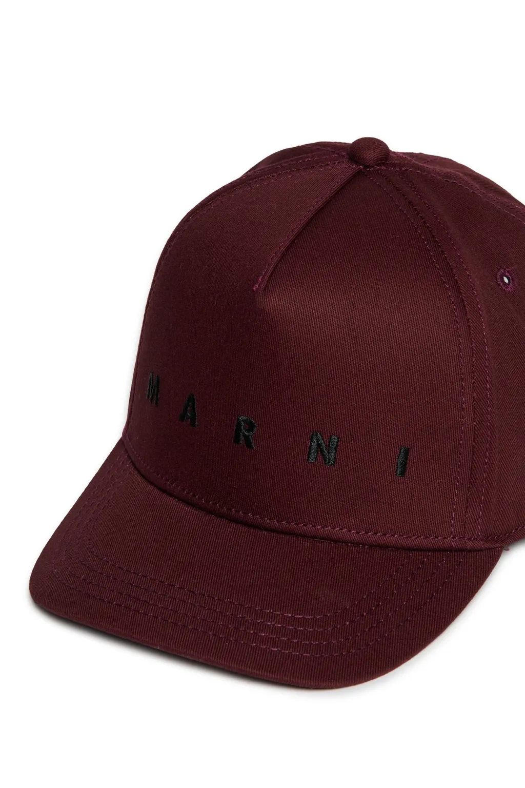 Marni Kids Logo Embroidered Baseball Cap