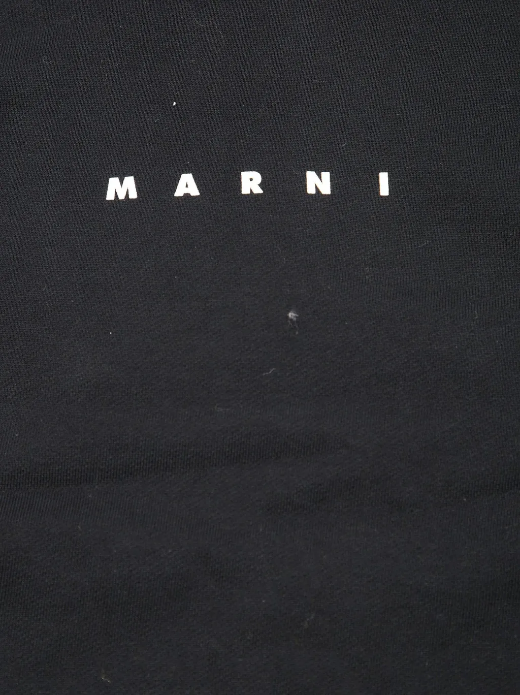Marni Kids Logo Printed Straight Hem Hoodie