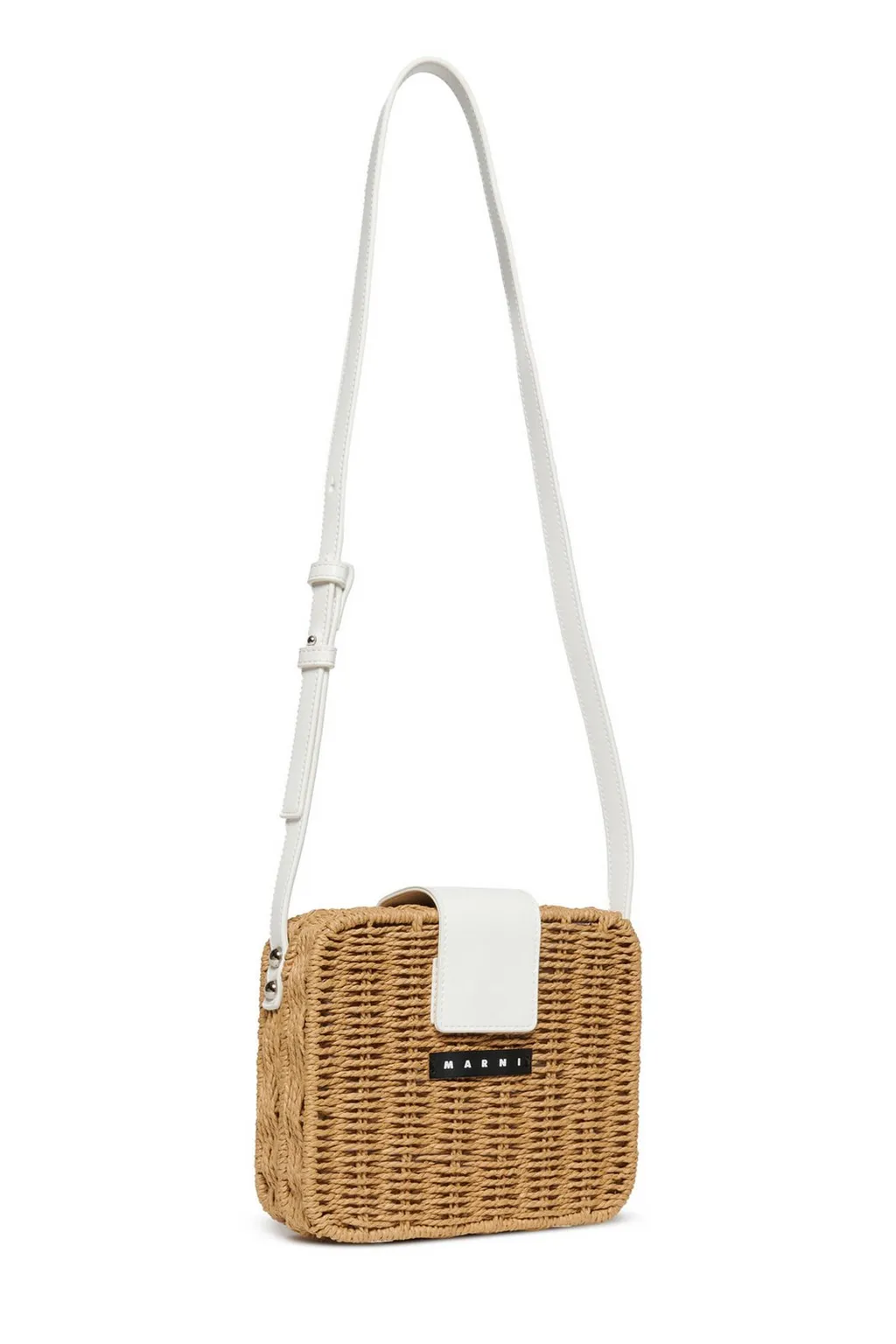 Marni Kids Logo Patch Foldover Top Shoulder Bag