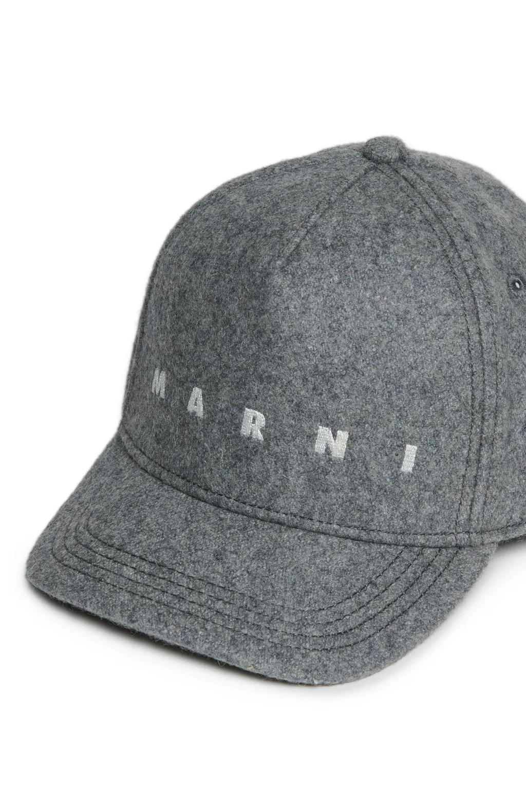 Marni Kids Logo Embroidered Baseball Cap
