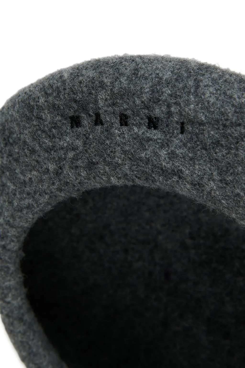 Marni Kids Logo Embroidered Beret