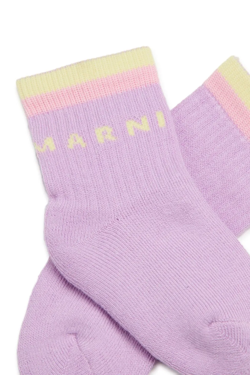 Marni Kids Logo Intarsia-Knit Socks