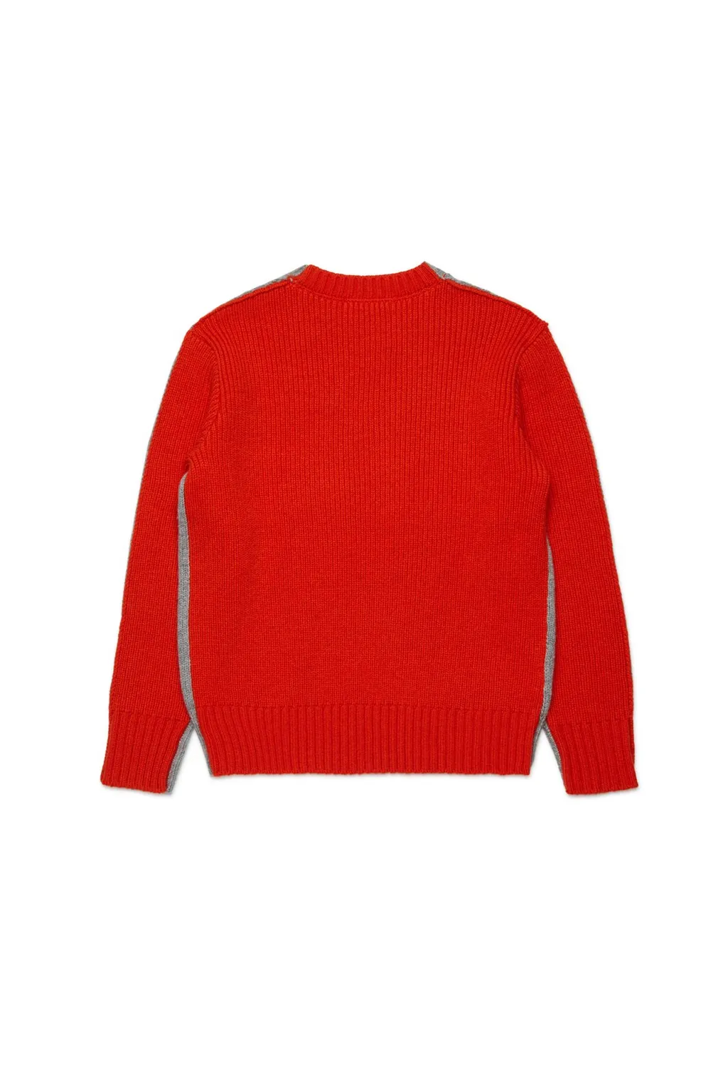 Marni Kids Logo Intarsia-Knit Two-Tone Jumper