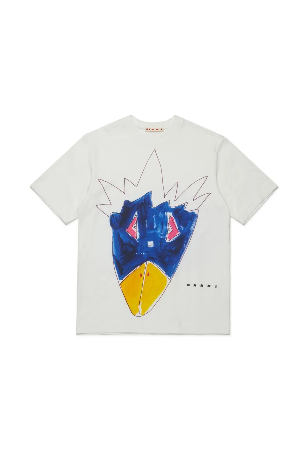 Marni Kids Logo-Printed Crewneck T-Shirt