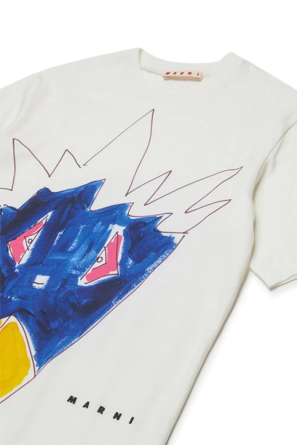 Marni Kids Logo-Printed Crewneck T-Shirt