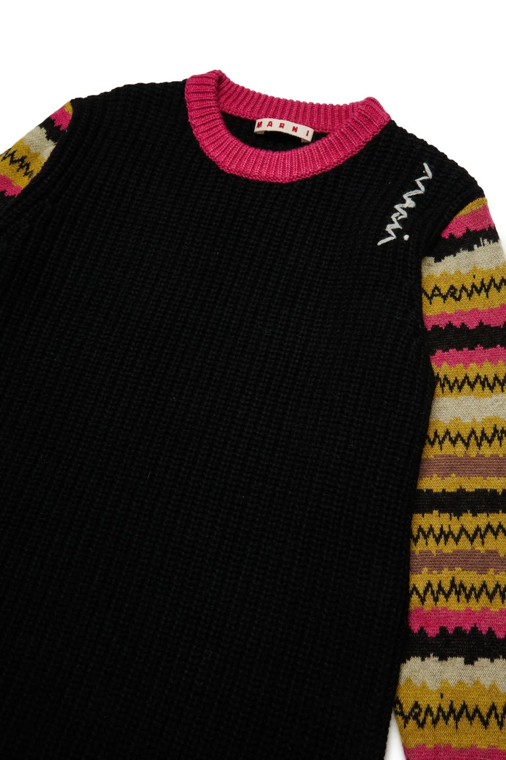 Marni Kids Striped Knitted Dress