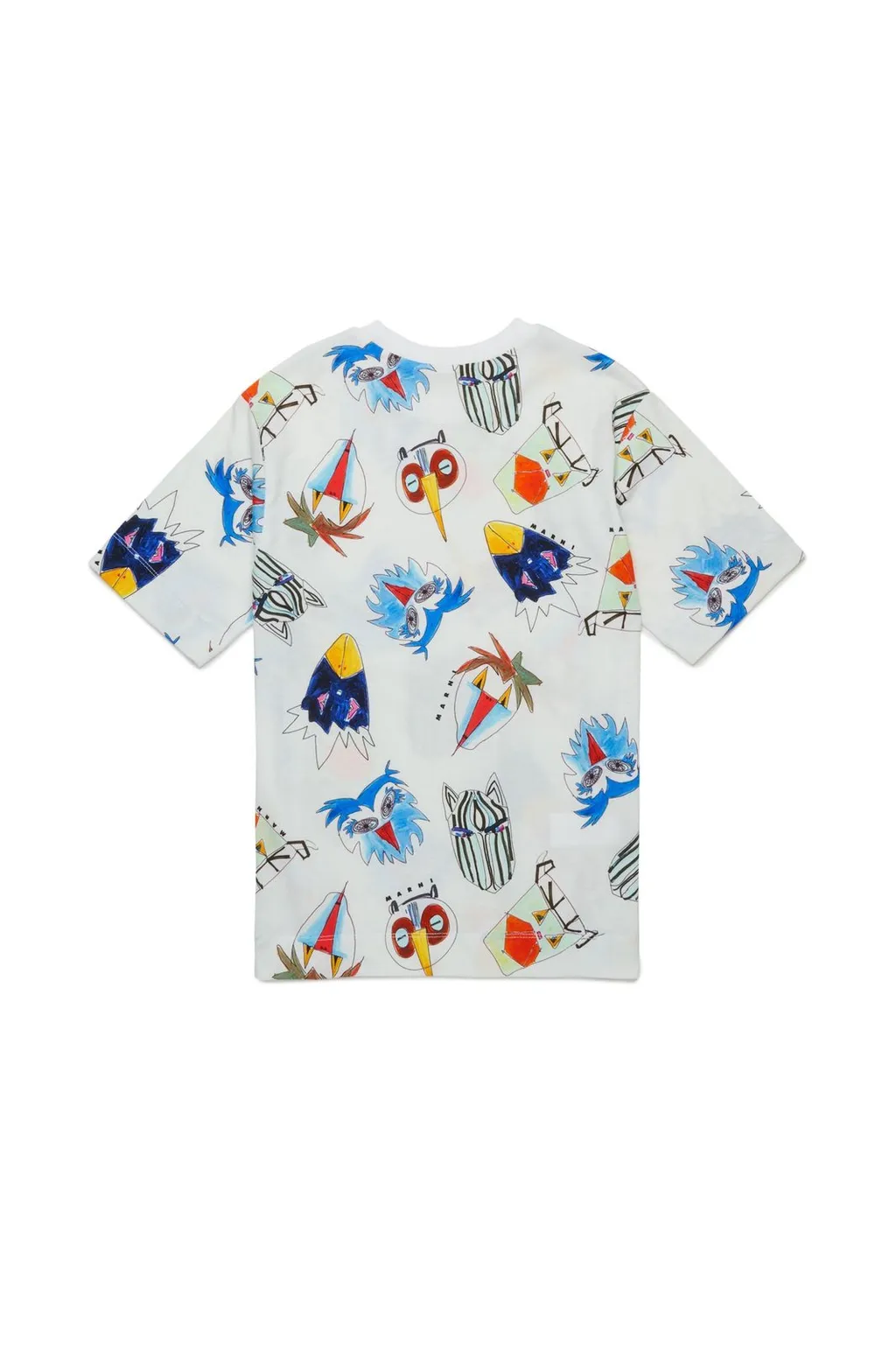 Marni Kids Jungle Graphic Printed Crewneck T-Shirt