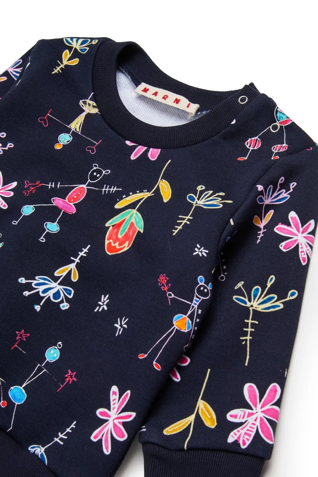 Marni Kids Allover Floral Printed Sweatshirt
