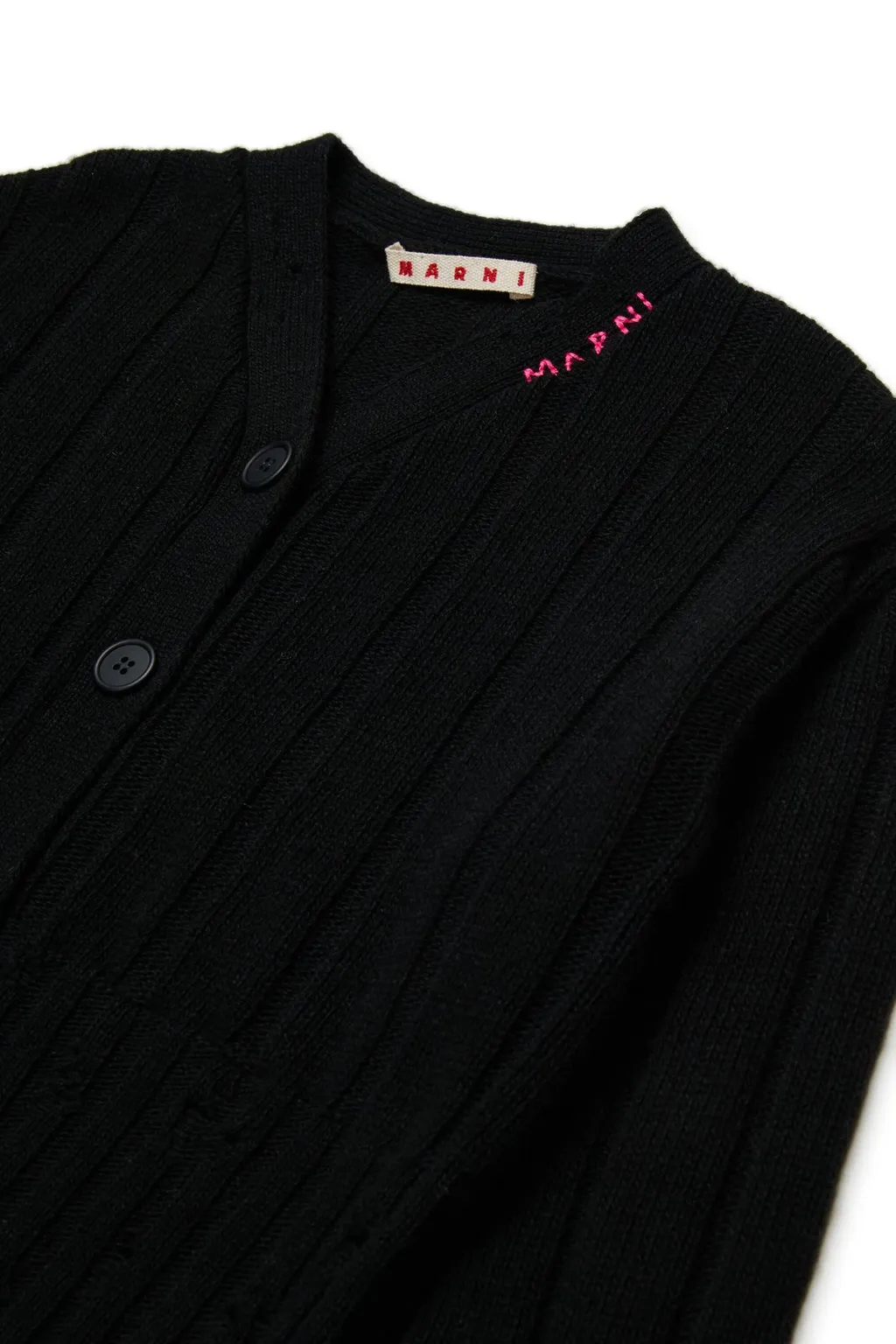 Marni Kids Long-Sleeved Button-Up Cardigan