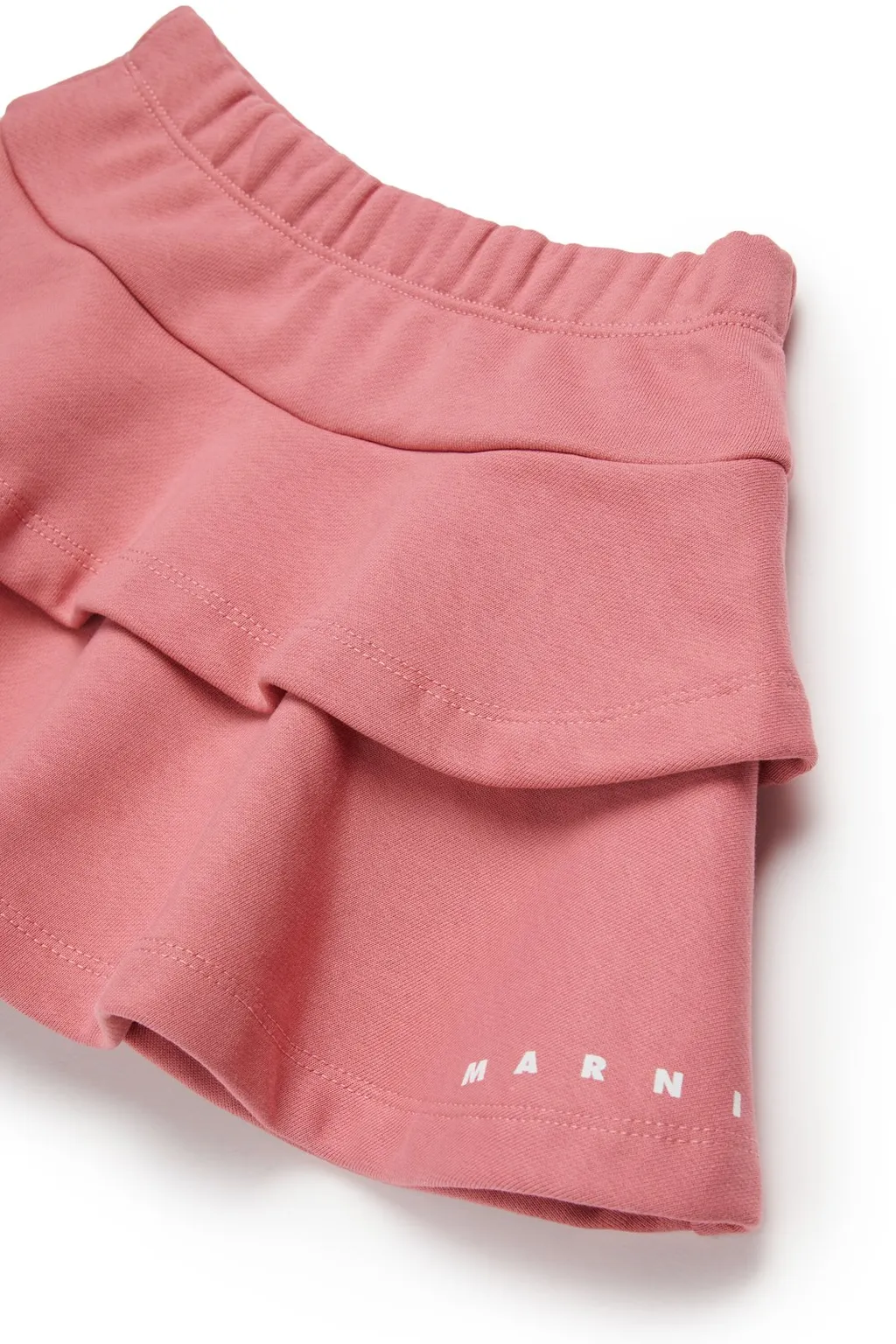 Marni Kids Logo Printed Ruffled Mini Skirt