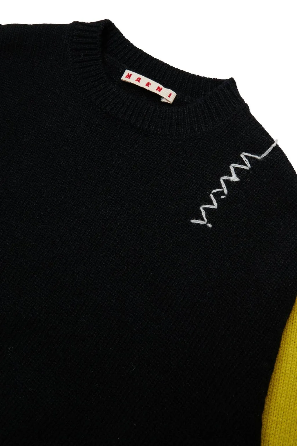 Marni Kids Colorblock Knitted Jumper