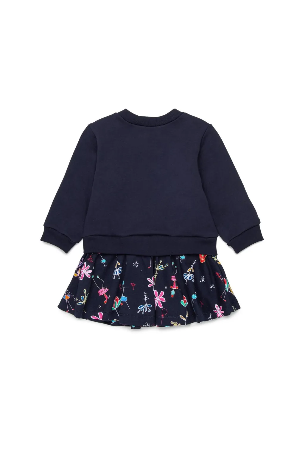 Marni Kids Floral Printed Sweatshirt Dress