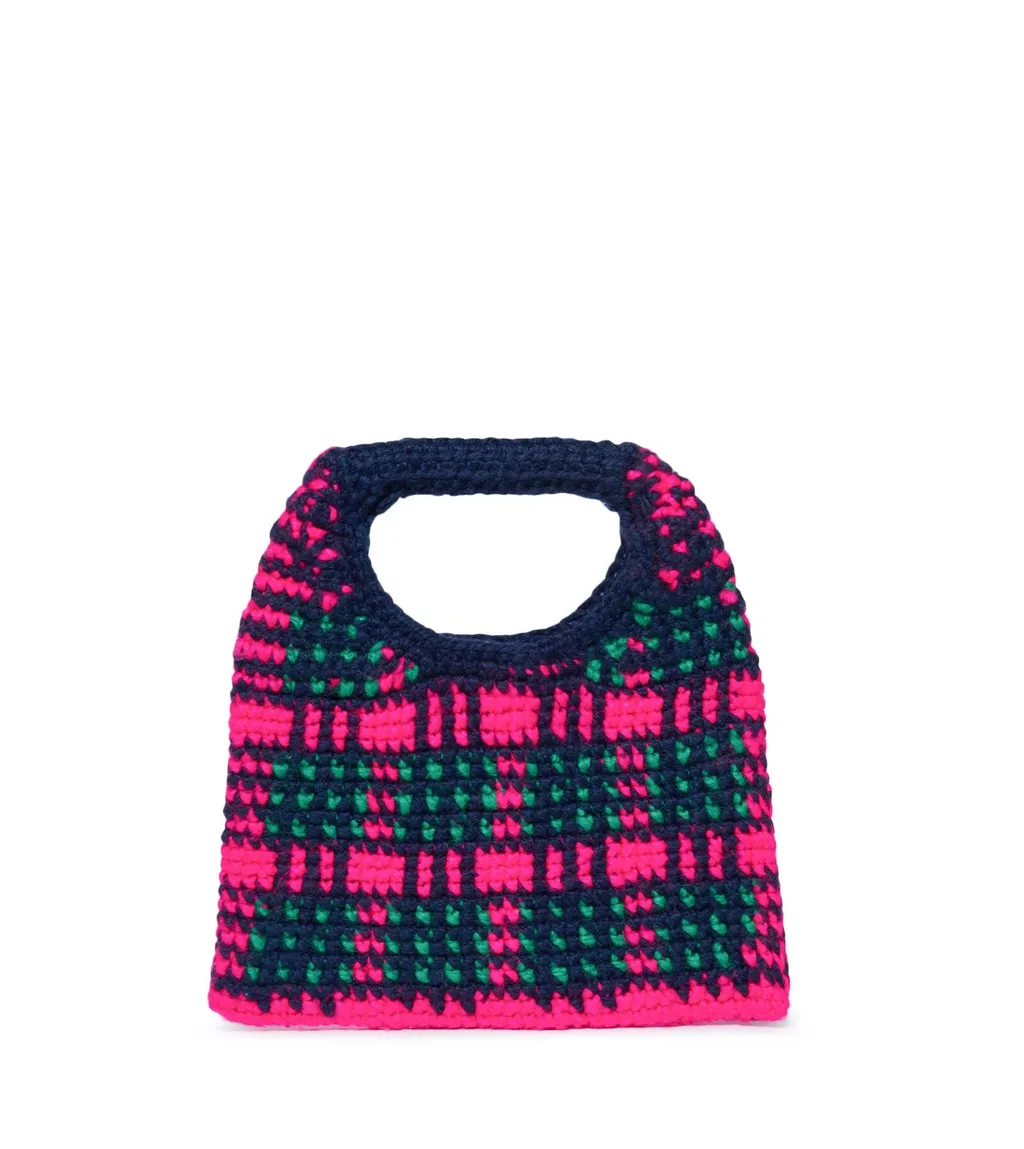 Marni Kids Logo-Patch Crochet-Knitted Shoulder Bag