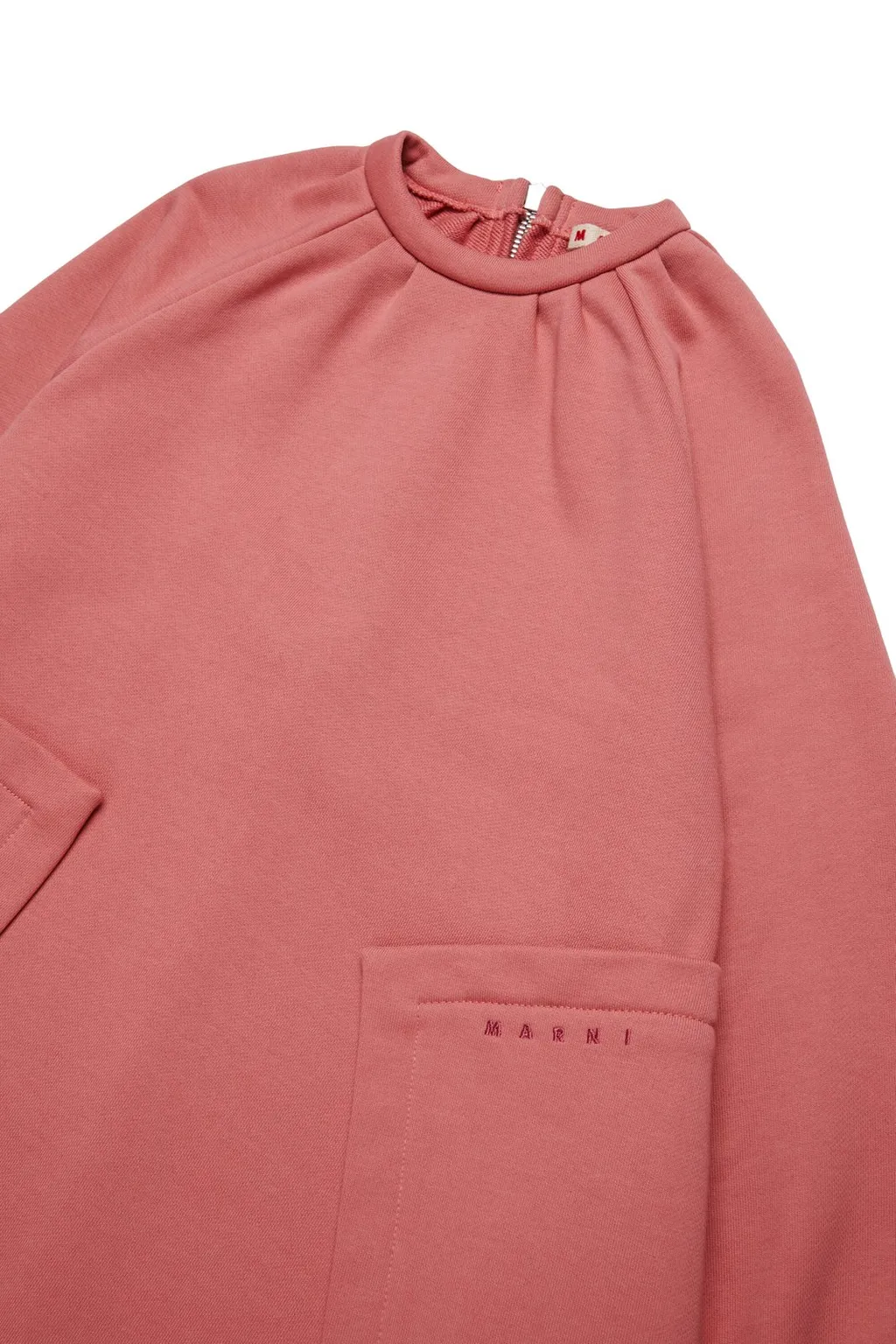 Marni Kids Long-Sleeved Fleece Mini Dress