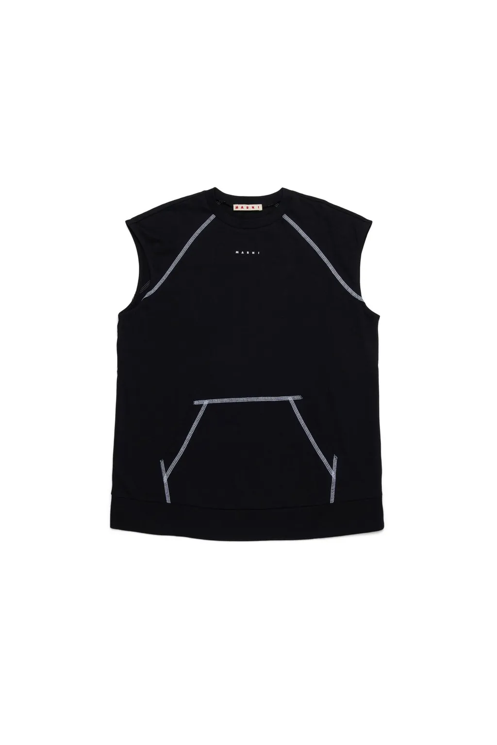 Marni Kids Logo Printed Sleeveless Dress
