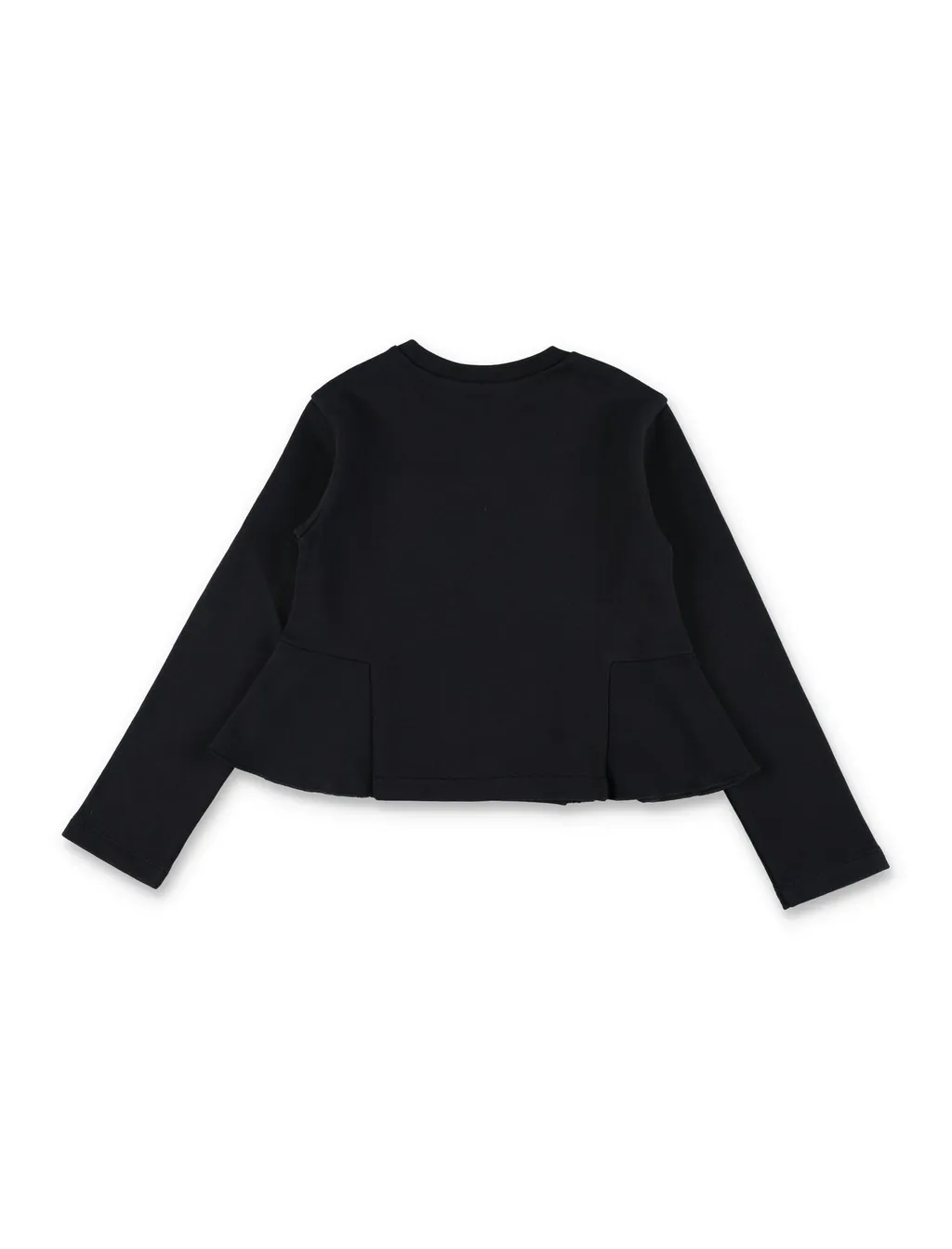 Marni Kids Ruffled-Hem Crew Neck Sweatshirt