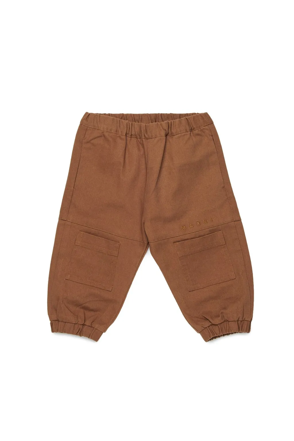 Marni Kids Logo Embroidered Elastic Waist Pants